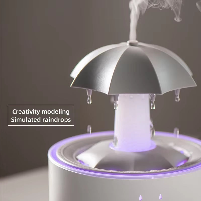 🌧️ UmbraMist – Humidificador y Difusor de Aroma con Luces LED 🌈