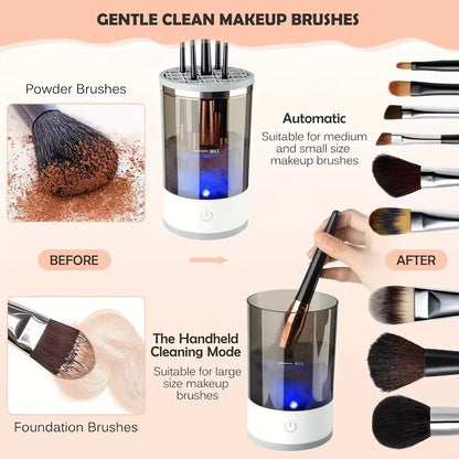 💖 BrushPro – Limpiador Eléctrico de Brochas de Maquillaje 💖