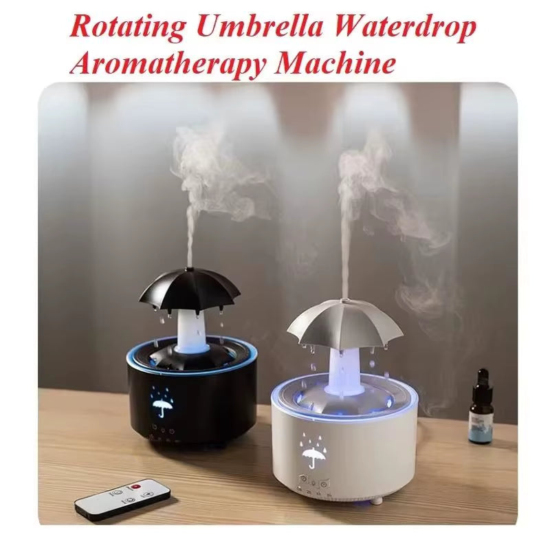 🌧️ UmbraMist – Humidificador y Difusor de Aroma con Luces LED 🌈